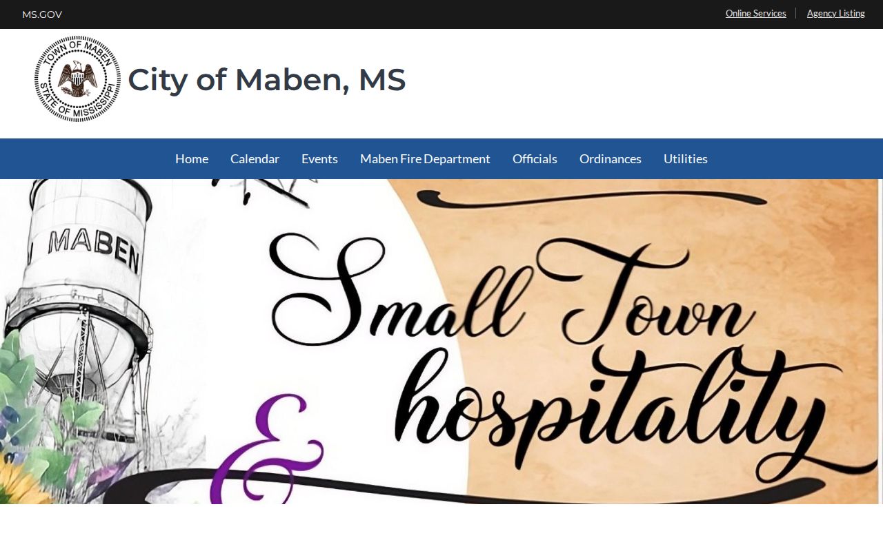 City of Maben official contact and municipal records source